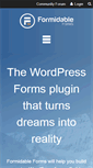 Mobile Screenshot of formidableforms.com